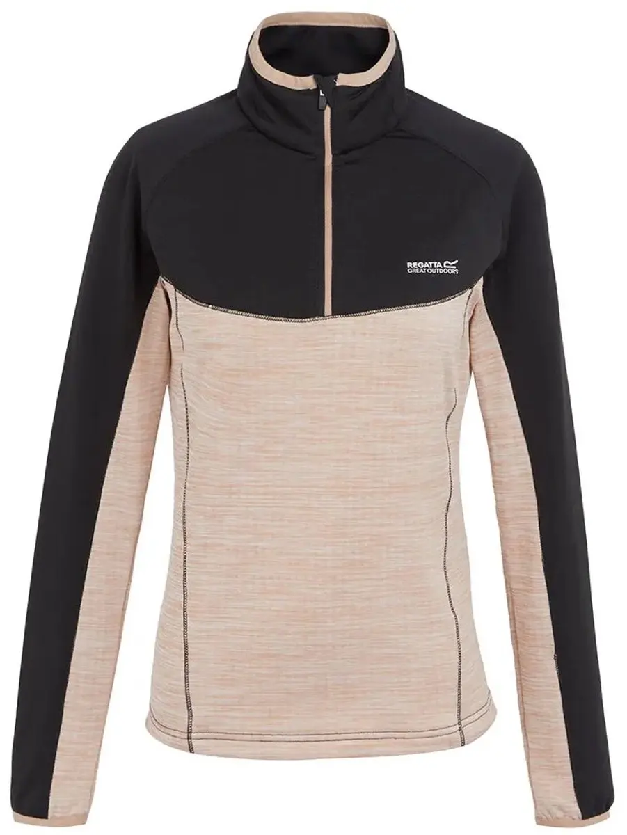 Regatta Hepley Fleece Zwart,Roze 46 Vrouw - afbeelding 3 van 4