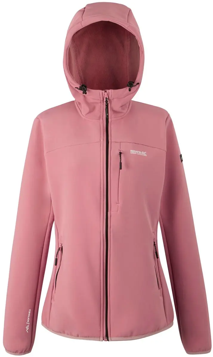 Ossek waterafstotende winddichte softshell-jas met capuchon voor dames