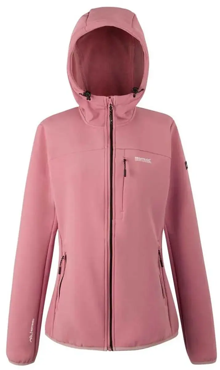 Ossek waterafstotende winddichte softshell-jas met capuchon voor dames - afbeelding 6 van 6