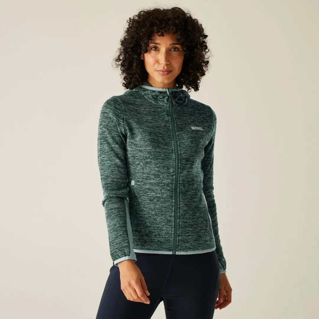 Kemilia lichtgewicht fleece vest met capuchon voor dames