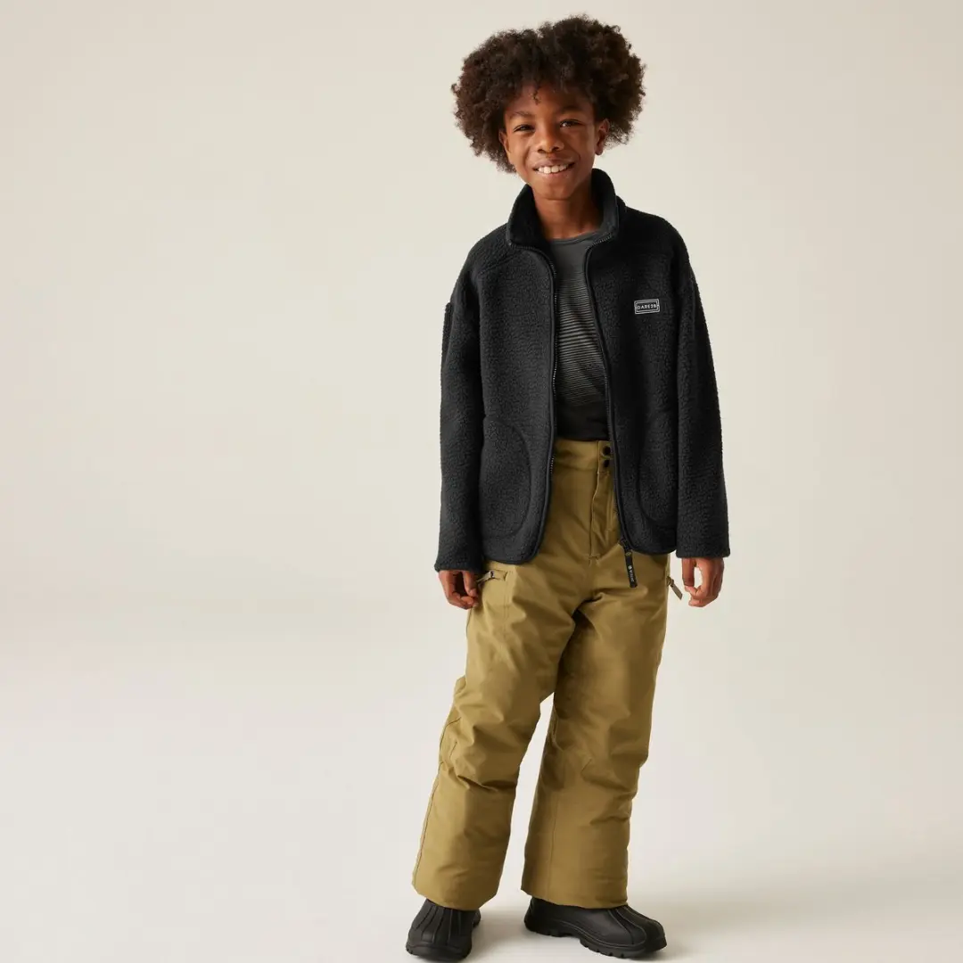 Dare 2b Zesty II Fleecevest voor kinderen - Zwart - afbeelding 6 van 6
