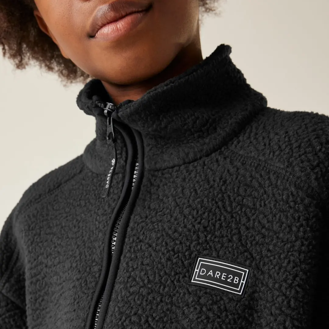 Dare 2b Zesty II Fleecevest voor kinderen - Zwart - afbeelding 5 van 6
