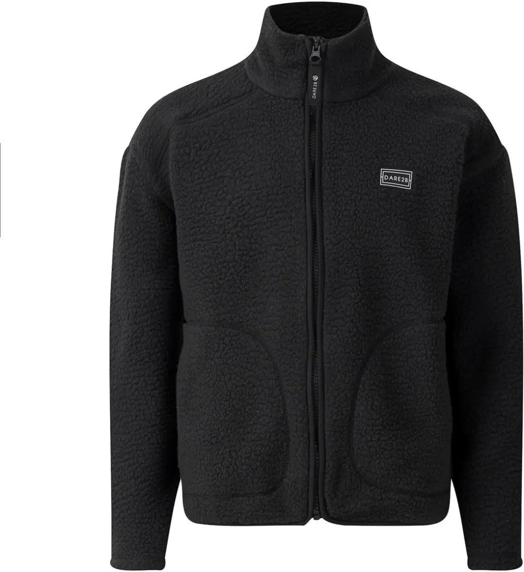 Dare 2b Zesty II Fleecevest voor kinderen - Zwart - afbeelding 2 van 6