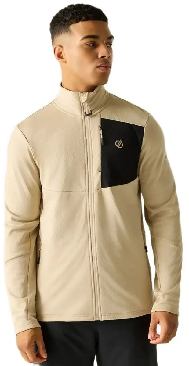 Dare 2B Venture Stretch Fleece - L - White Pepper/Black