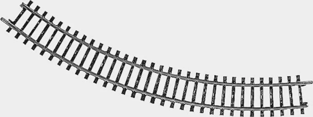 Märklin H0 K-Rails 2210 Gebogen Rails Industriecirkel 45°