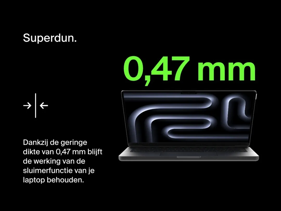 Belkin TruePrivacy Screenprotector OVA154ZZ - Zwart