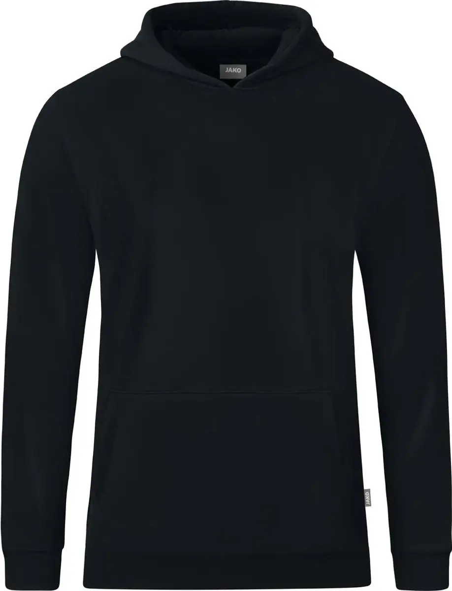 JAKO Organic Sweater met Kap Kinderen - Zwart - 140 - afbeelding 4 van 6
