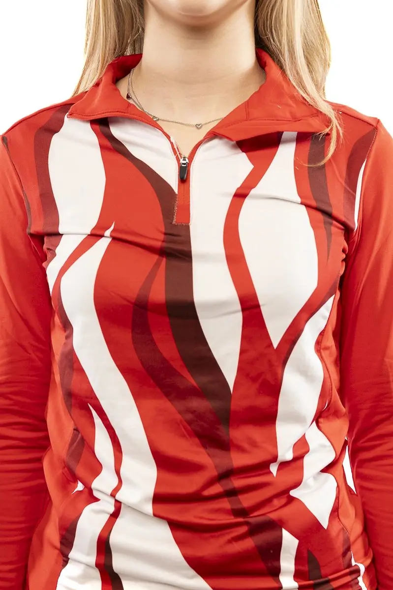 Icepeak Fenton Skipully Dames - Rood Dessin - afbeelding 2 van 6
