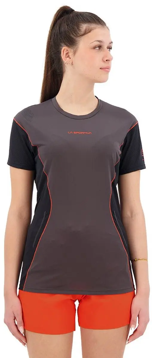 La Sportiva Resolute T-shirt Met Korte Mouwen Grijs L Vrouw