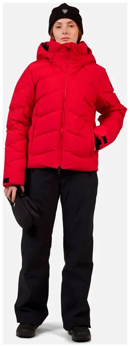 Rossignol Wispile Ripstop Dames Ski Jas - Ruby Red - afbeelding 4 van 4