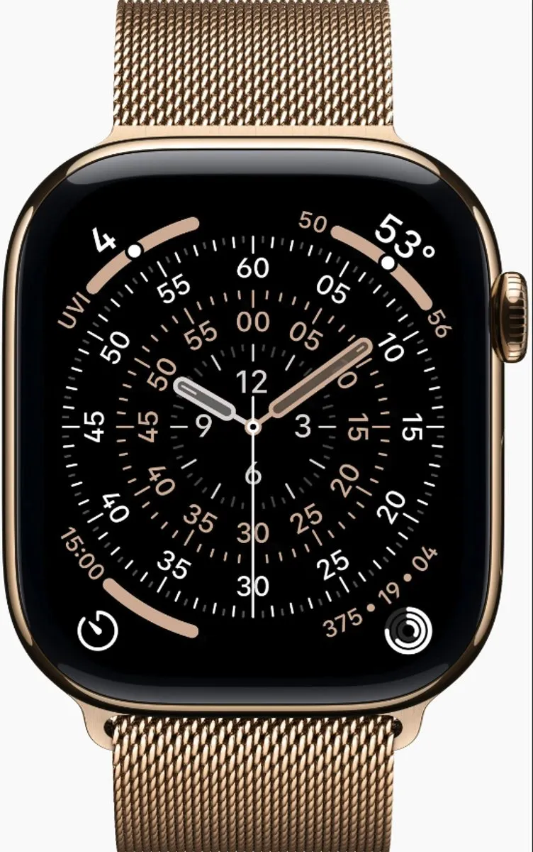 Apple Watch 11 MF8Y4ZRA - 42mm - Goud