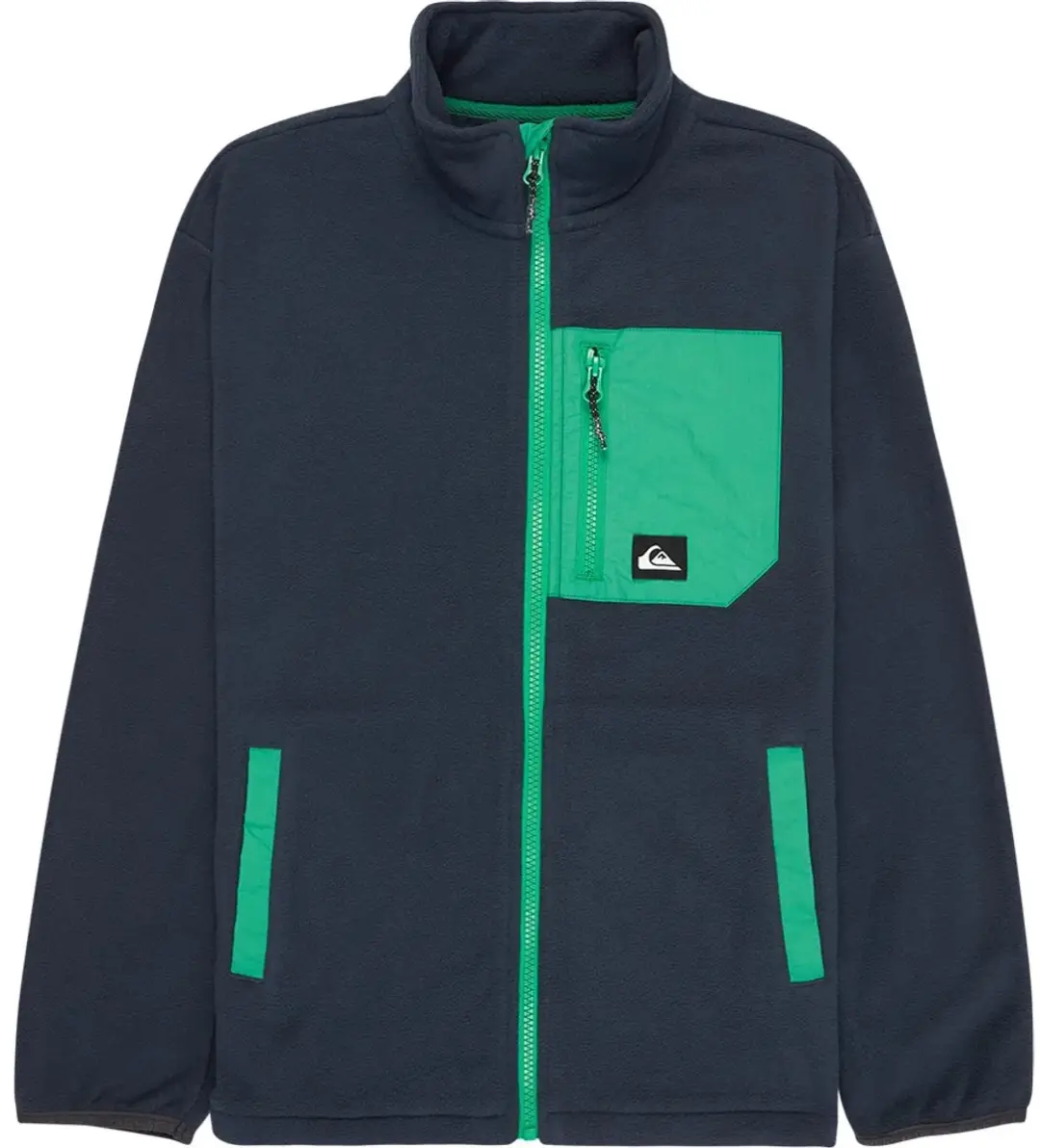 Quiksilver Ice Field Fleece Met Volledige Rits Blauw 16 Years Jongen