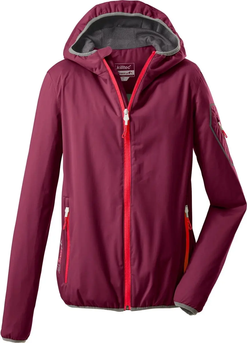 Killtec Jas Trin 36865 roze softshell packable - maat 38