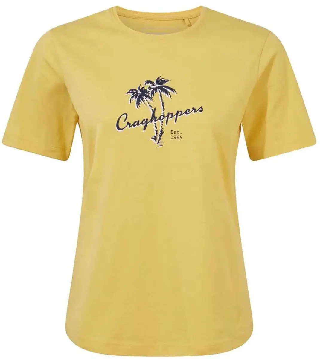 Craghoppers Ally T-shirt Met Korte Mouwen Geel 10 Vrouw