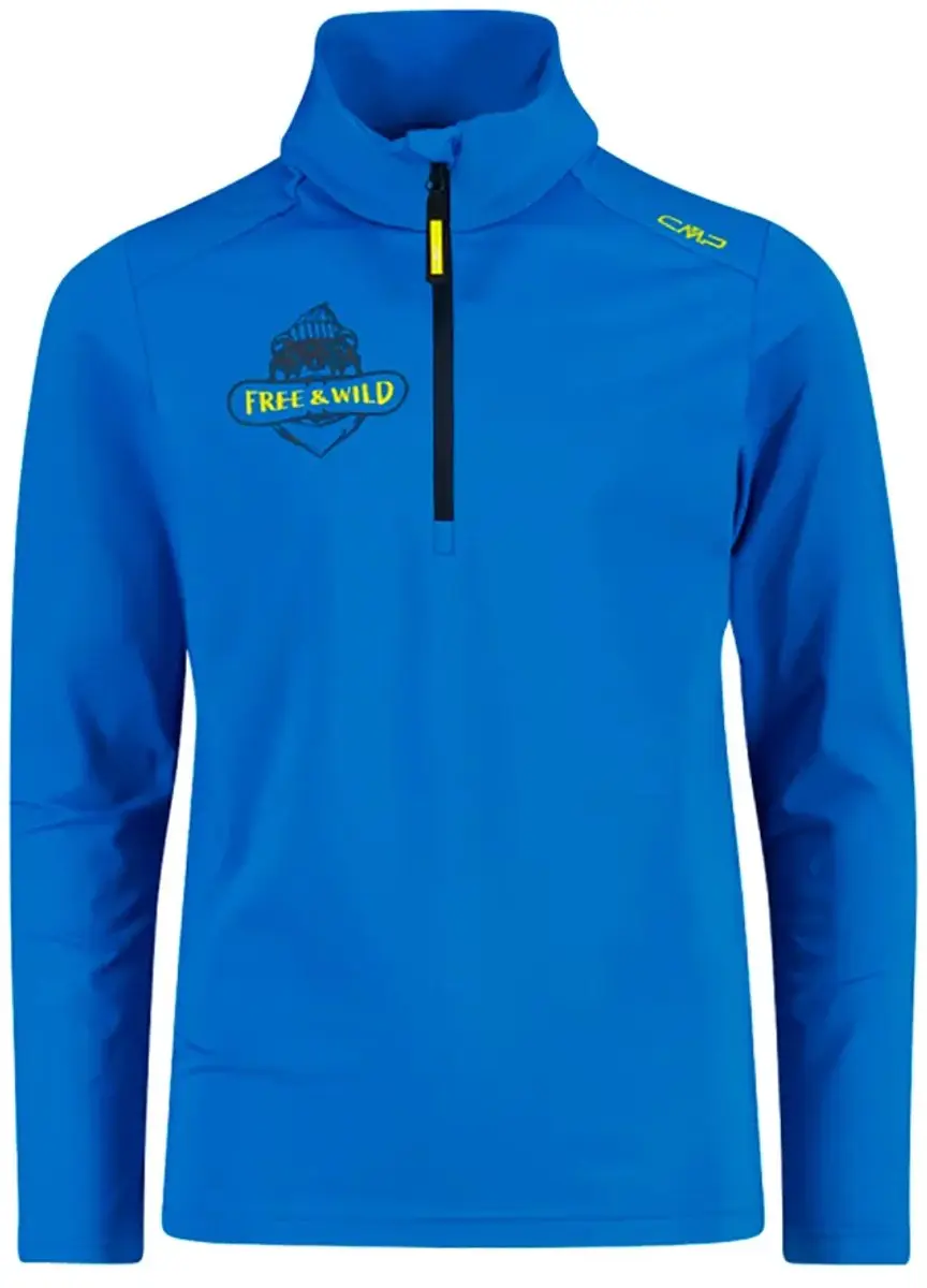 Cmp 35l0594 Sweatshirt Met Halve Rits Blauw 8 Years Jongen
