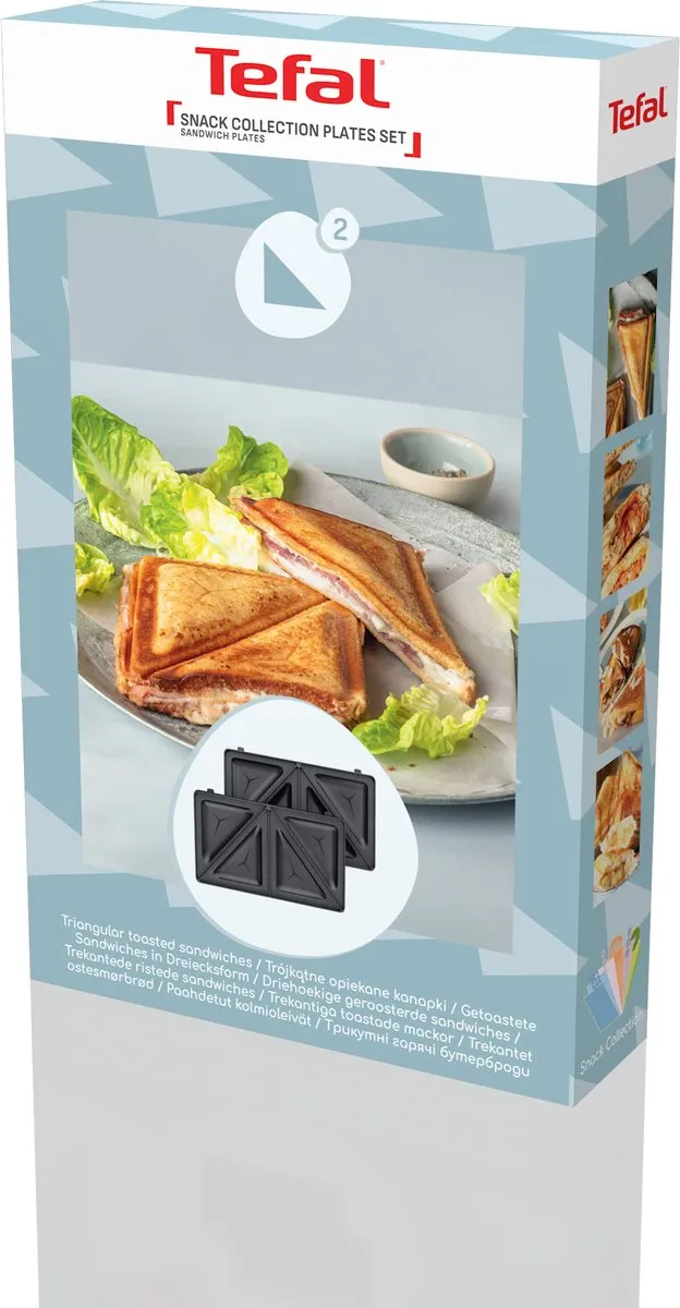 Tefal Snack Collection XA8102 Sandwichplaten - 1 Platen - Black