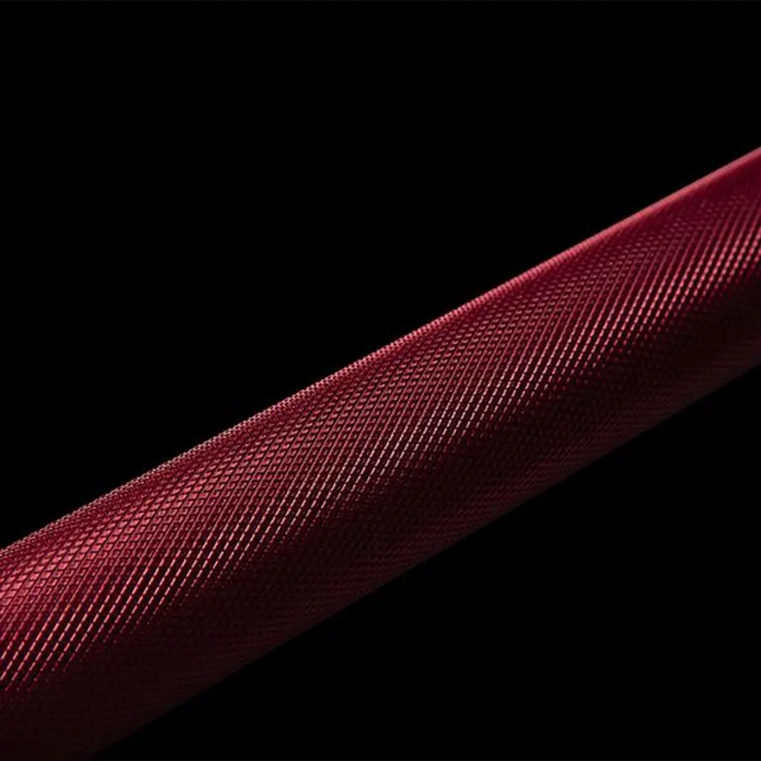HMS GA68 Premium Aluminium Halterstang - 8kg - Rood - afbeelding 3 van 5