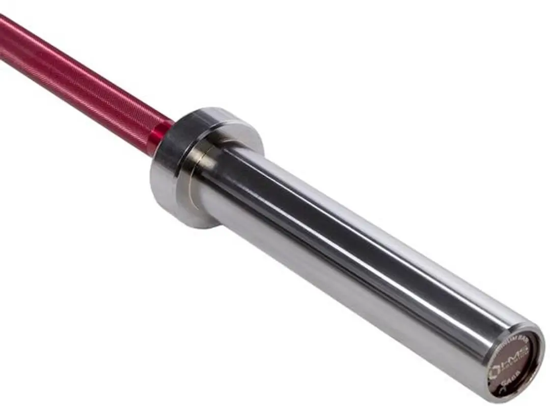 HMS GA68 Premium Aluminium Halterstang - 8kg - Rood - afbeelding 5 van 5
