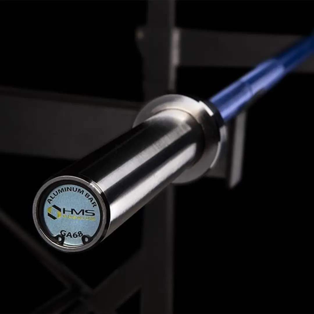 HMS Premium GA68 Serie - Aluminium Halterstang - 8kg - 1830mm - Blauw - afbeelding 3 van 5