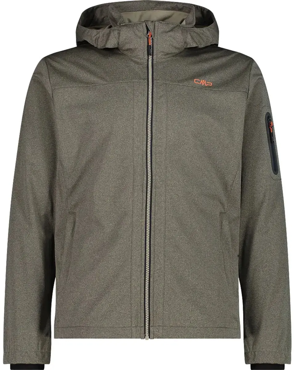 Cmp Zip Hood 39a5027m Softshelljack Grijs L Man