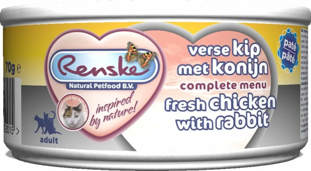 Renske Kat Adult Verse Tonijn Paté - 12x70g