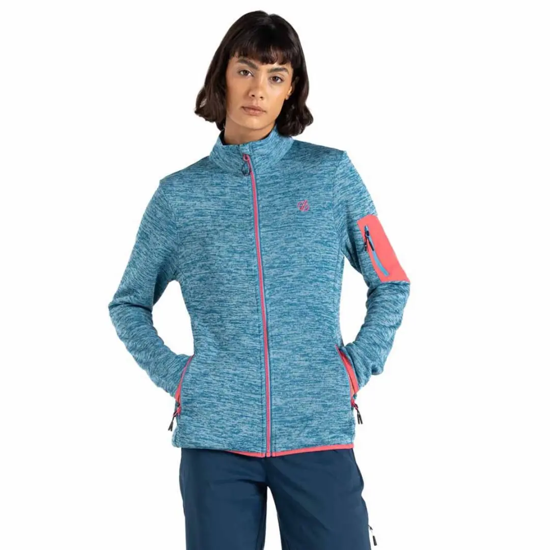 Dare2b Torrek Fleece Met Volledige Rits Blauw 38 Vrouw