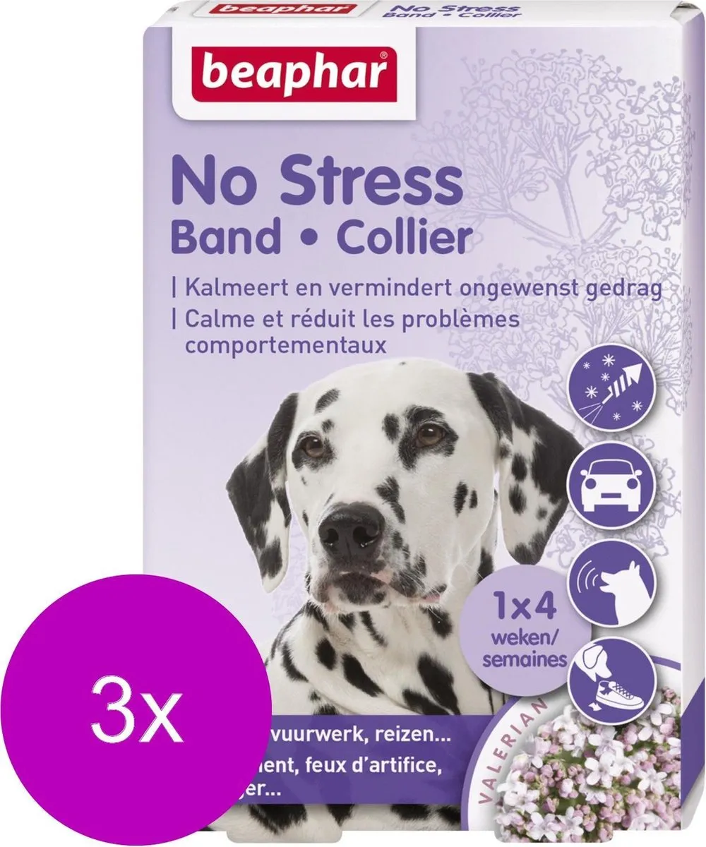 Beaphar No Stress Band Hond - 3 Stuks - afbeelding 6 van 6