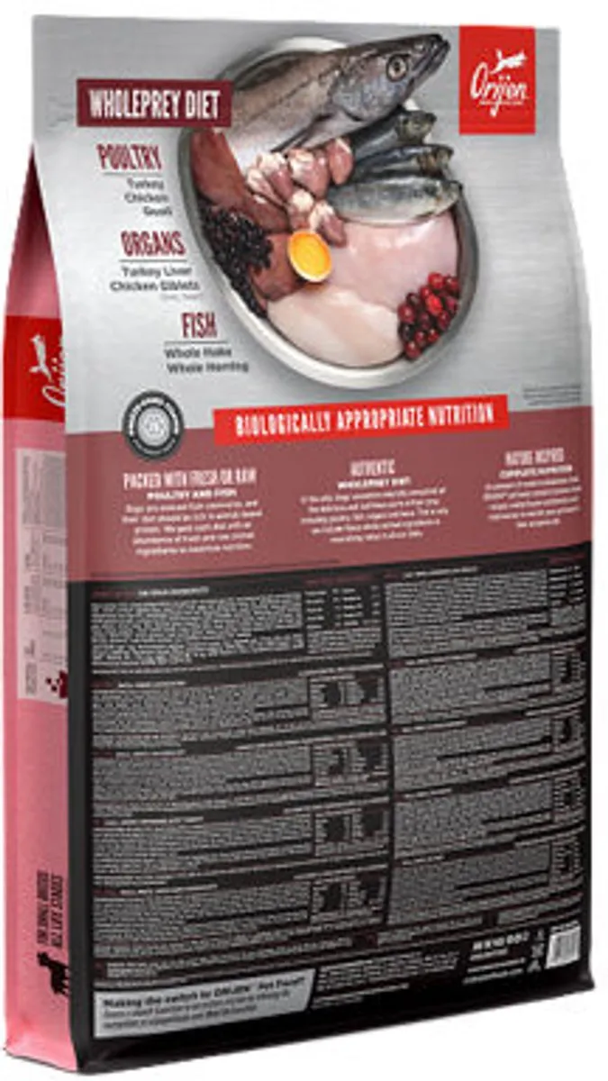 Orijen Whole Prey Adult Small Breed - Hondenvoer - 2 x 1,8 kg