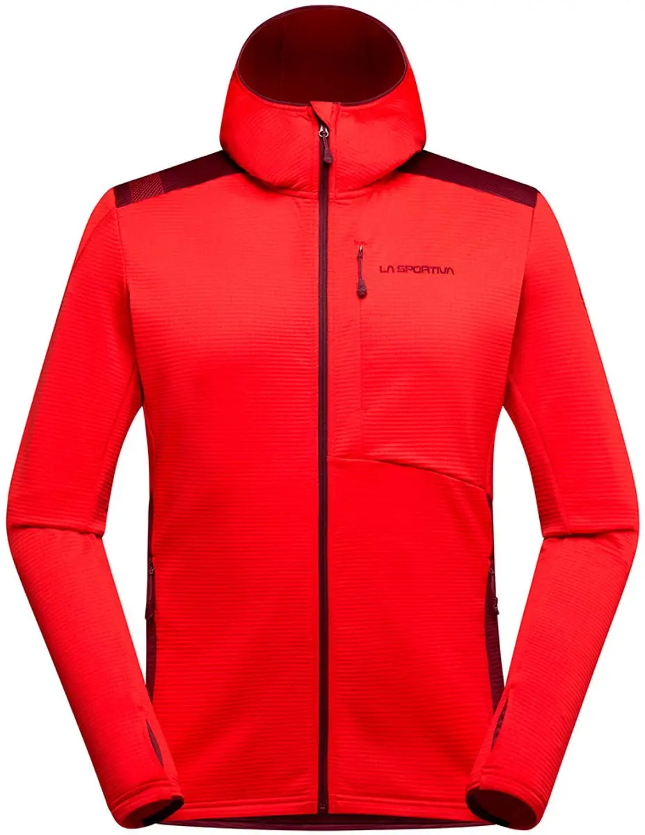 La Sportiva Chill Thermal Fleece Met Kap Rood L Man