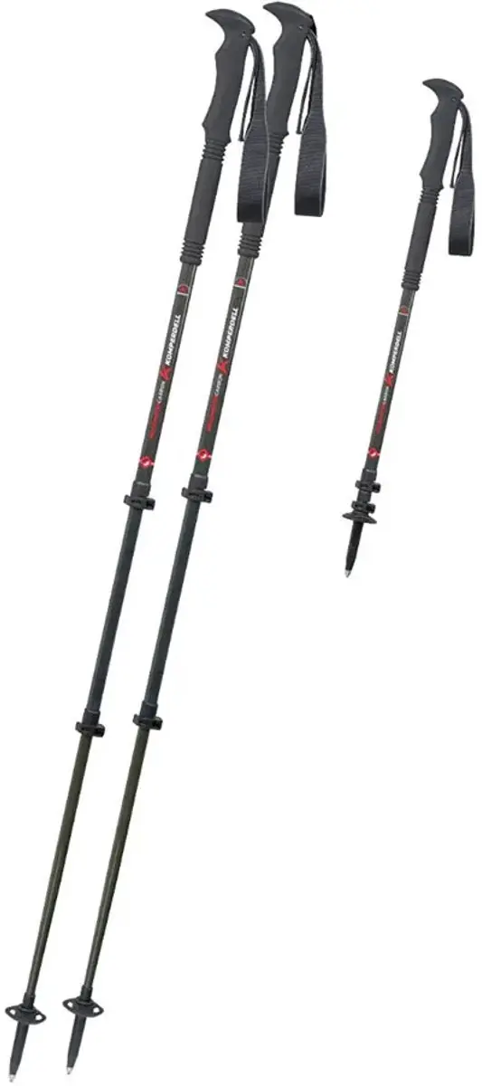 Komperdell Ridgemaster Carbon Contour Stokken Zilver 105-140 cm
