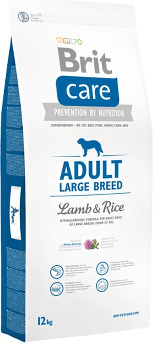 Brit Care Adult Large Breed Lam & Rijst 12kg