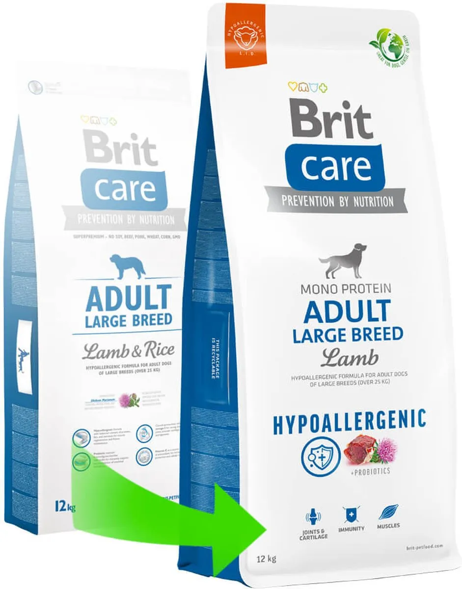 Brit Care Adult Large Breed Lam & Rijst 12kg