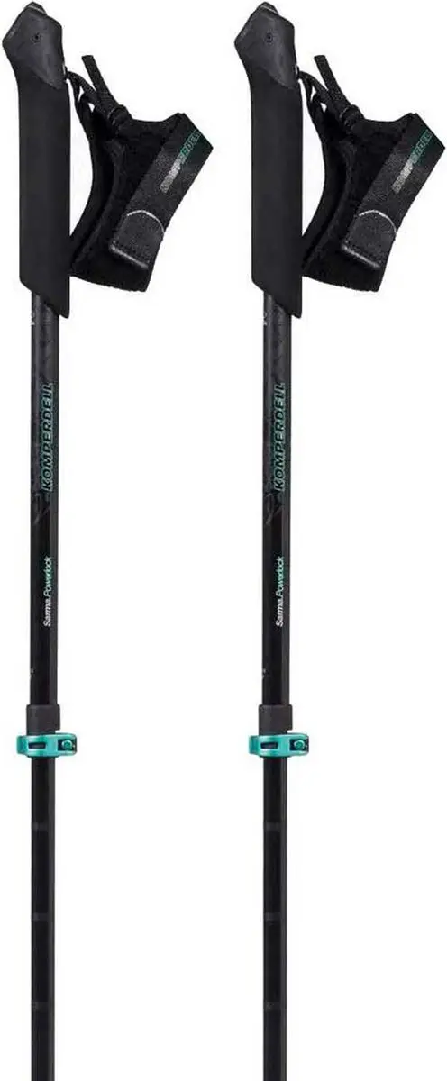 Komperdell Sarma Powerlock Stokken Zwart 105-125 cm