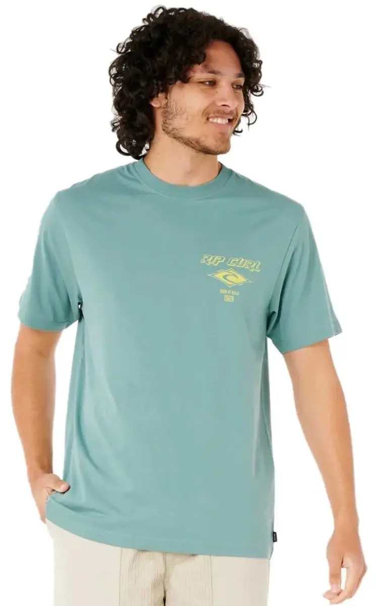 2025 Rip Curl Heren Fade Out Icon Tee