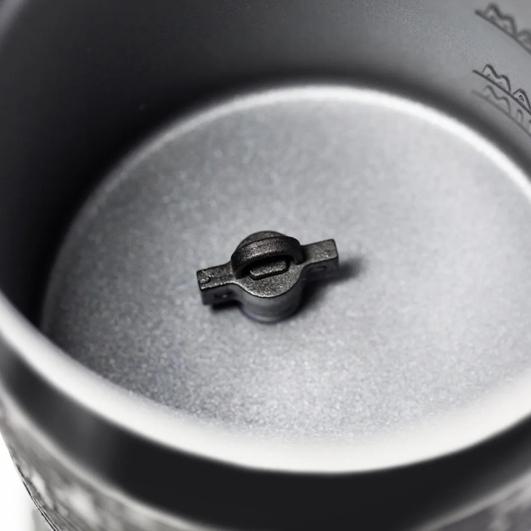 CASO Fomini Crema Melkopschuimer – Voor warm en koud melkschuim – 200 ml capaciteit – Zwart