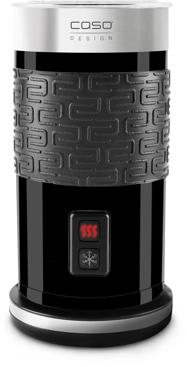 CASO Fomini Crema Melkopschuimer – Voor warm en koud melkschuim – 200 ml capaciteit – Zwart