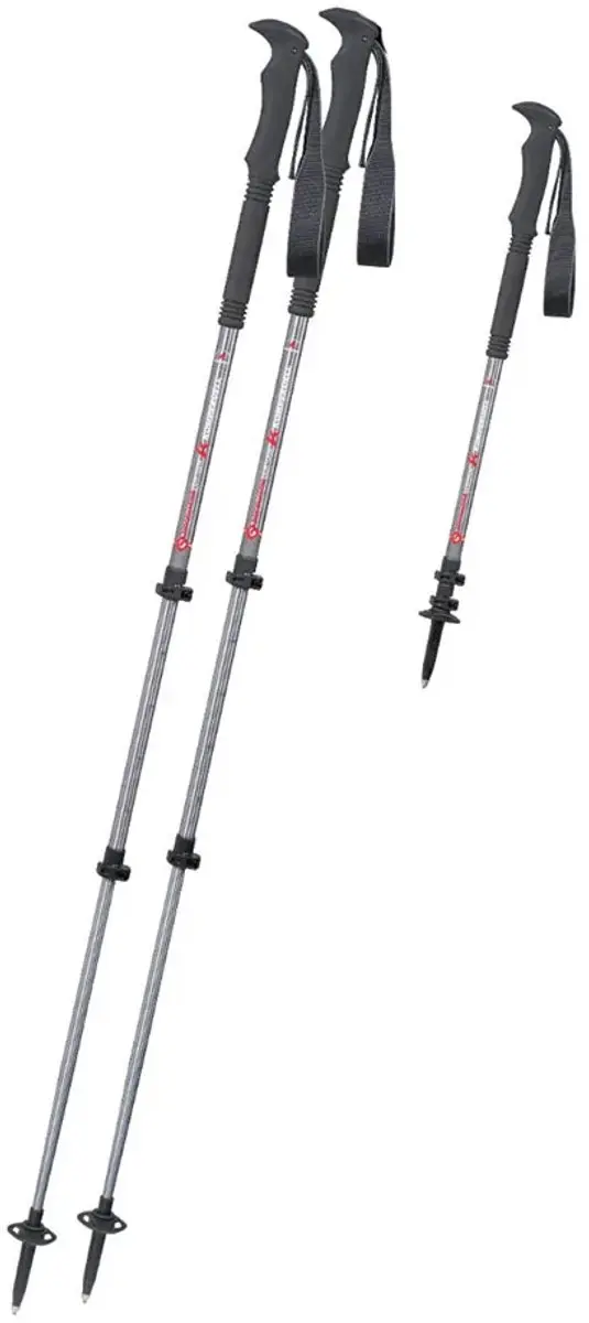 Komperdell Ridgemaster Contour Alu Stokken Zilver 105-140 cm
