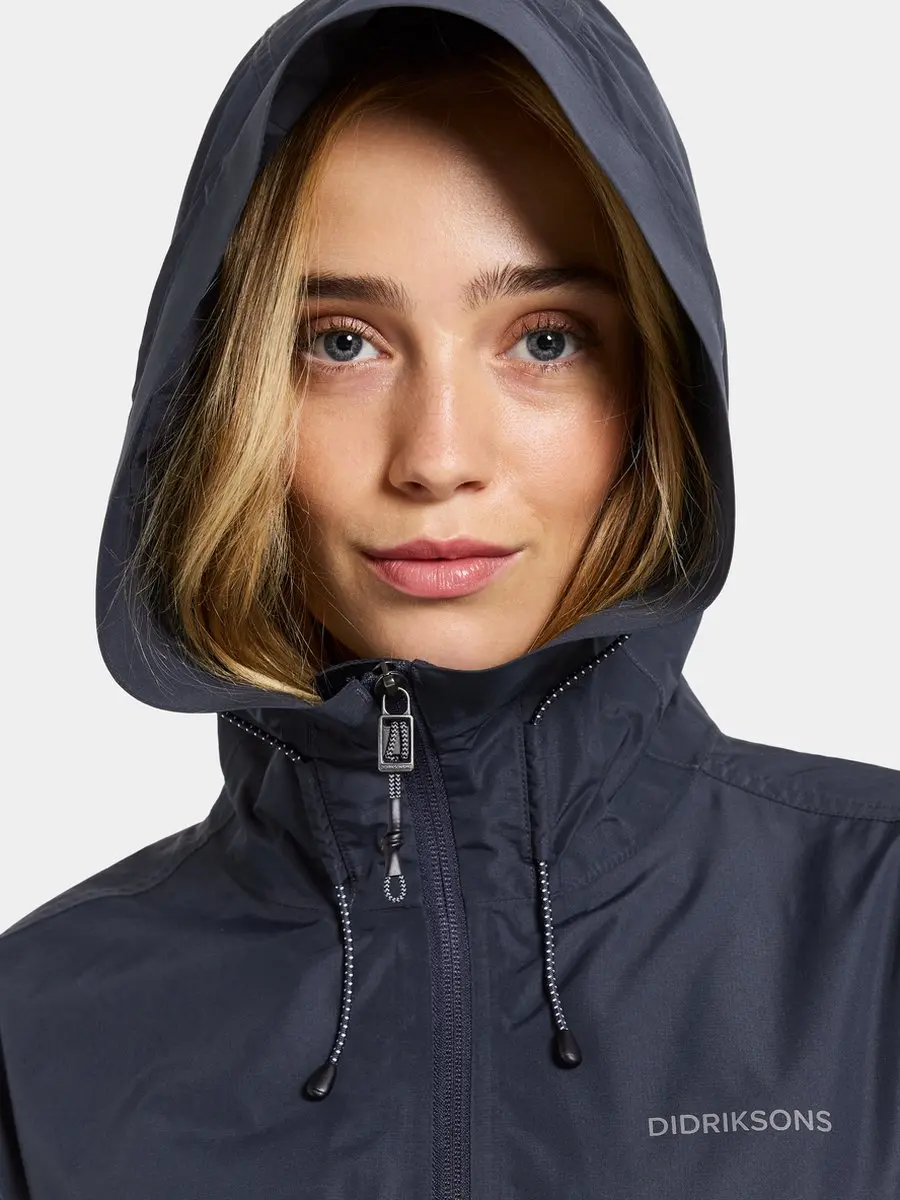 Didriksons Tilde 4 Dames Outdoorjas - Dark Night Blue - afbeelding 5 van 6
