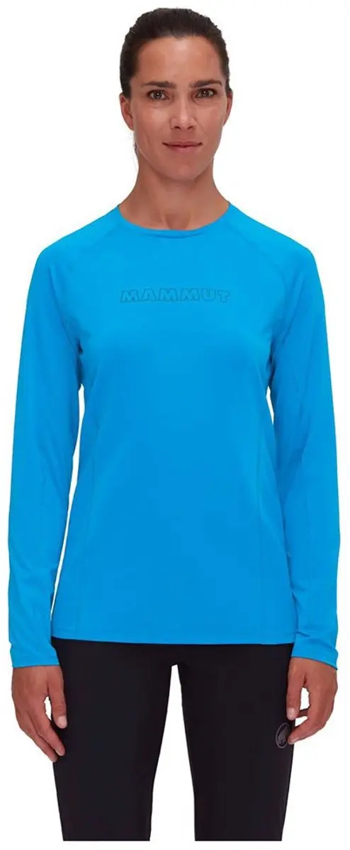 Mammut Selun Fl Logo T-shirt Met Lange Mouwen Blauw XS Vrouw