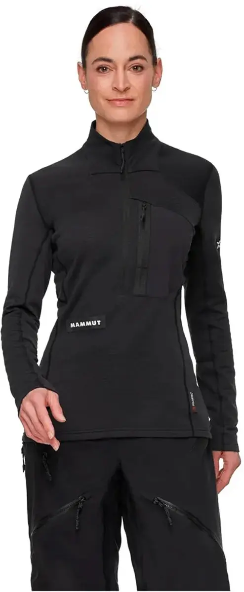 Mammut Eiger Nordwand Advanced Fl Sweatshirt Met Halve Rits Zwart XL Vrouw