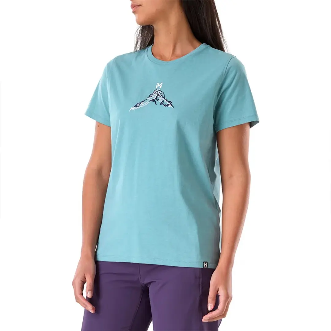 Millet Cimaï Climb T-shirt Met Korte Mouwen Blauw L Vrouw