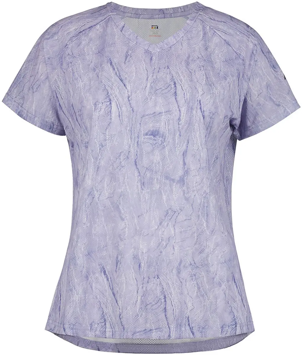Rukka Muuko Print T-shirt Met Korte Mouwen Paars 38 Vrouw