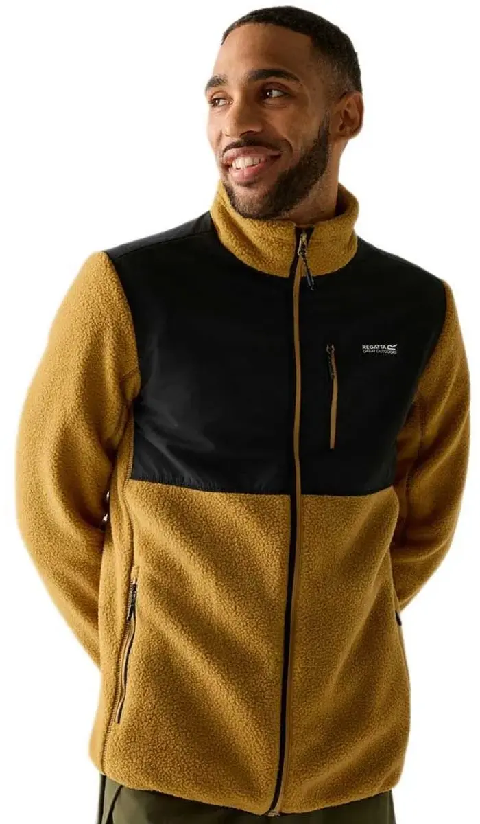 Regatta Morran W/r Fleece Met Volledige Rits Bruin L Man