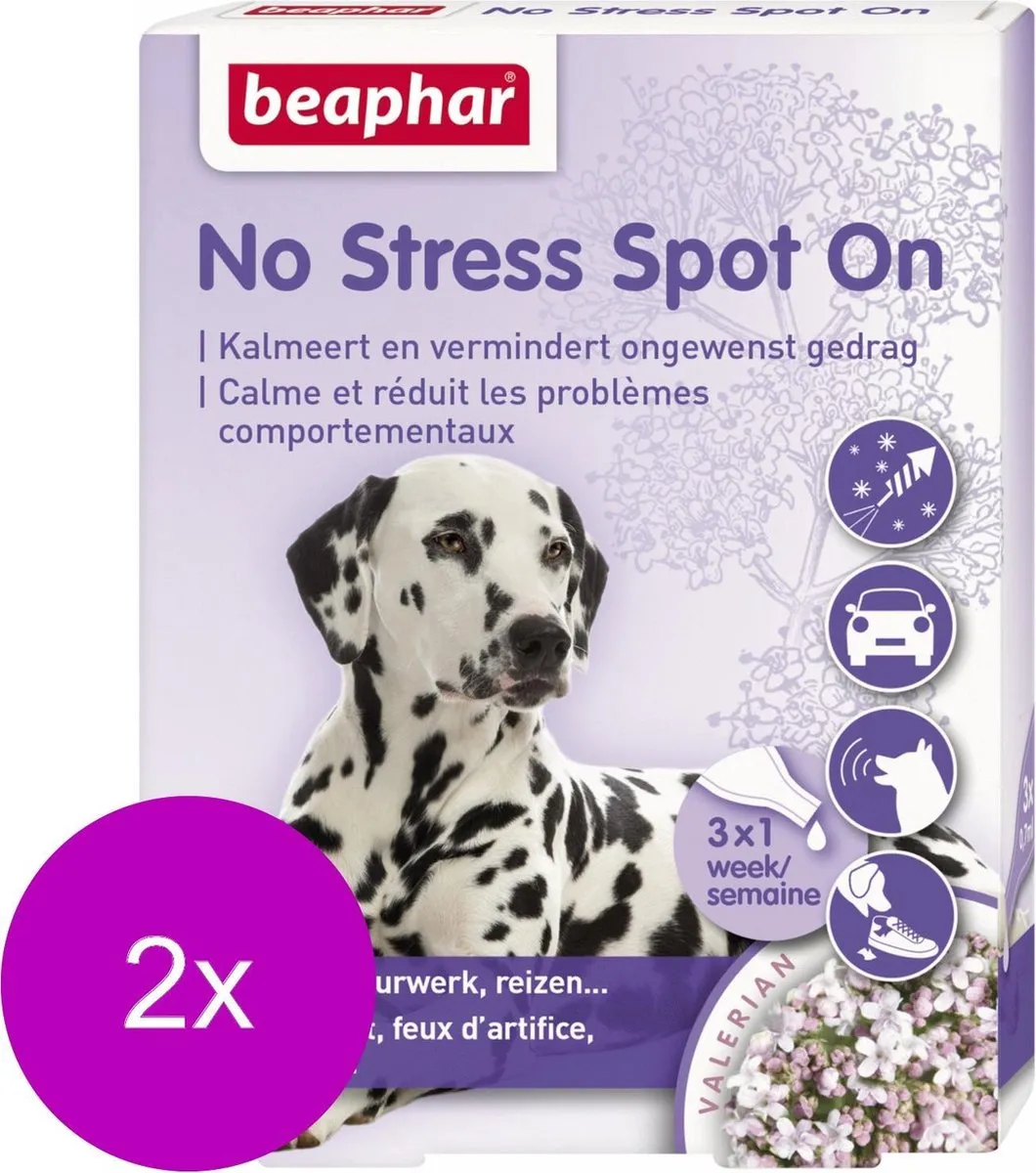 Beaphar No Stress Spot On Hond - 2x3 Pipetten