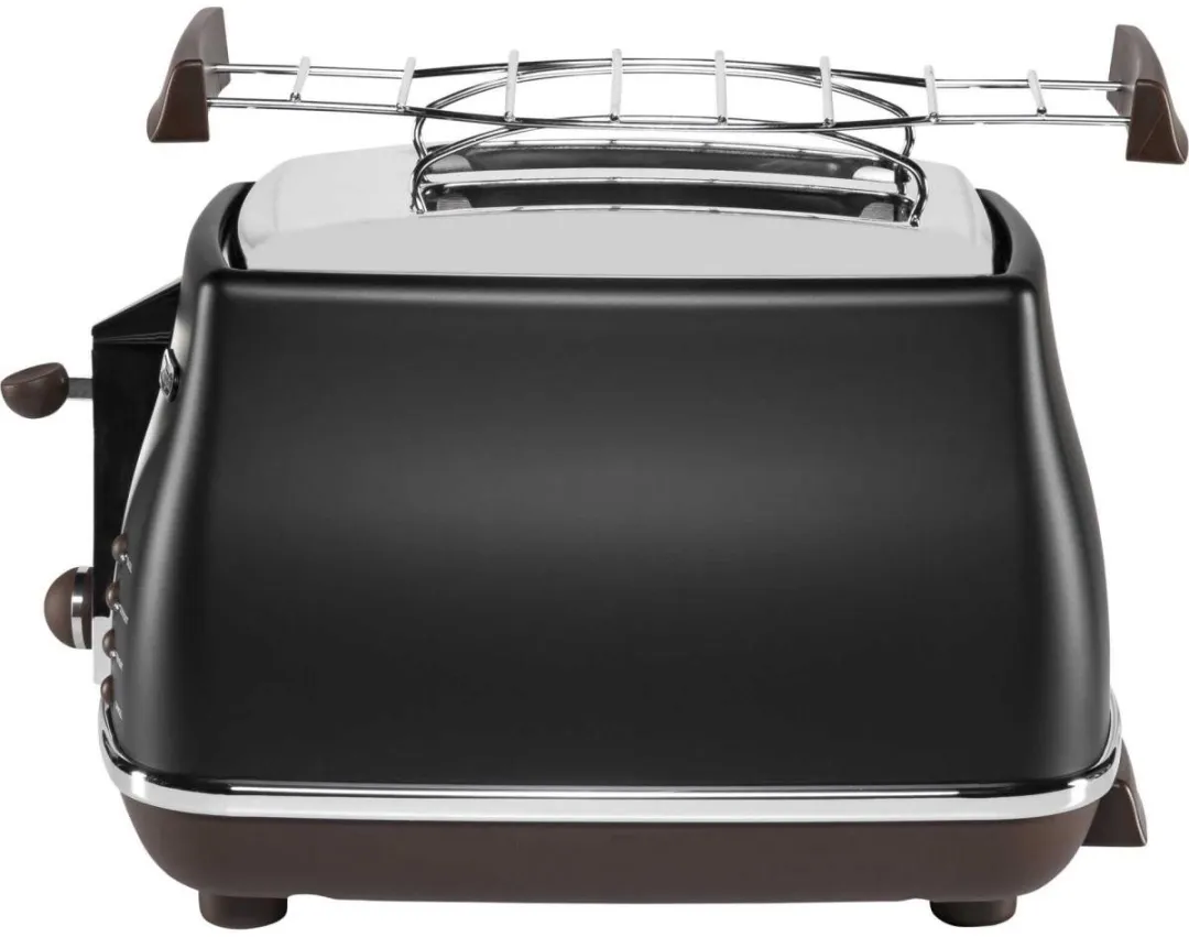 De'Longhi Icona Vintage CTOV2103.BK Broodrooster - 2 Sneden 900W - Zwart