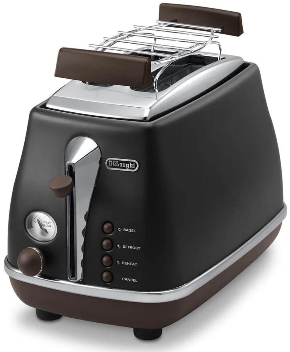 De'Longhi Icona Vintage CTOV2103.BK Broodrooster