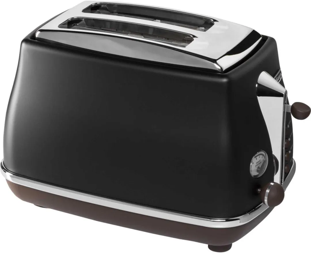 De'Longhi Icona Vintage CTOV2103.BK Broodrooster - 2 Sneden 900W - Zwart