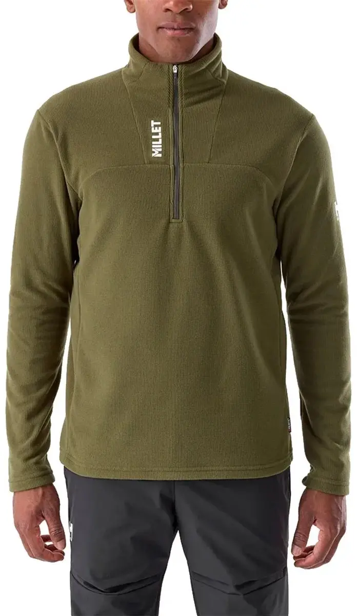 Millet Ubic Lightgrid Sweatshirt Met Halve Rits Groen XL Man