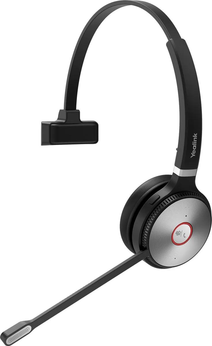 Yealink WH62 Mono Teams Hoofdtelefoon - Zwart