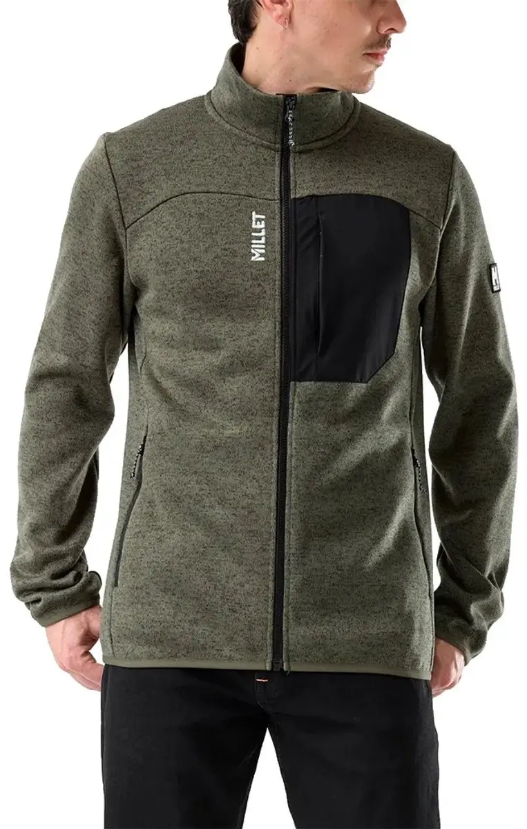 Millet Chamonix Knit Fleece Met Volledige Rits - Groen - XL